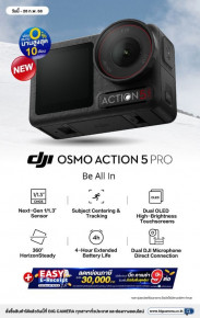 DJI OSMO ACTION 5 PRO: Be All In กล้อง Action ถ่าย 4K ที่เกิดมาเพื่อ Challenge ทุก Creativity