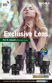SIGMA For X Mount *สำหรับกล้อง Fujifilm สุด Exclusive เฉพาะที่ BIG Camera