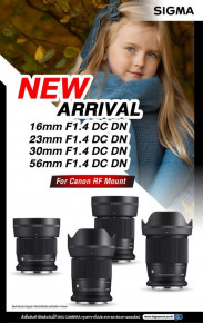 เปิดตัวแล้ว! SIGMA For Canon RF Mount ทั้ง 4 รุ่น แล้ว เร็ว ๆ นี้มาสัมผัสตัวจริงที่ร้าน BIG CAMERA