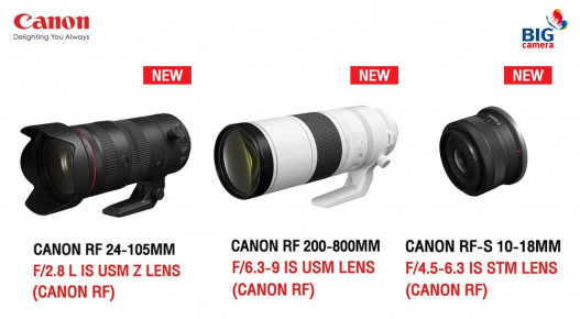 CANON LENS เปิดตัวขุมพลัง 3 รุ่น สัมผัสใหม่สู่อีกขั้นของเลนส์