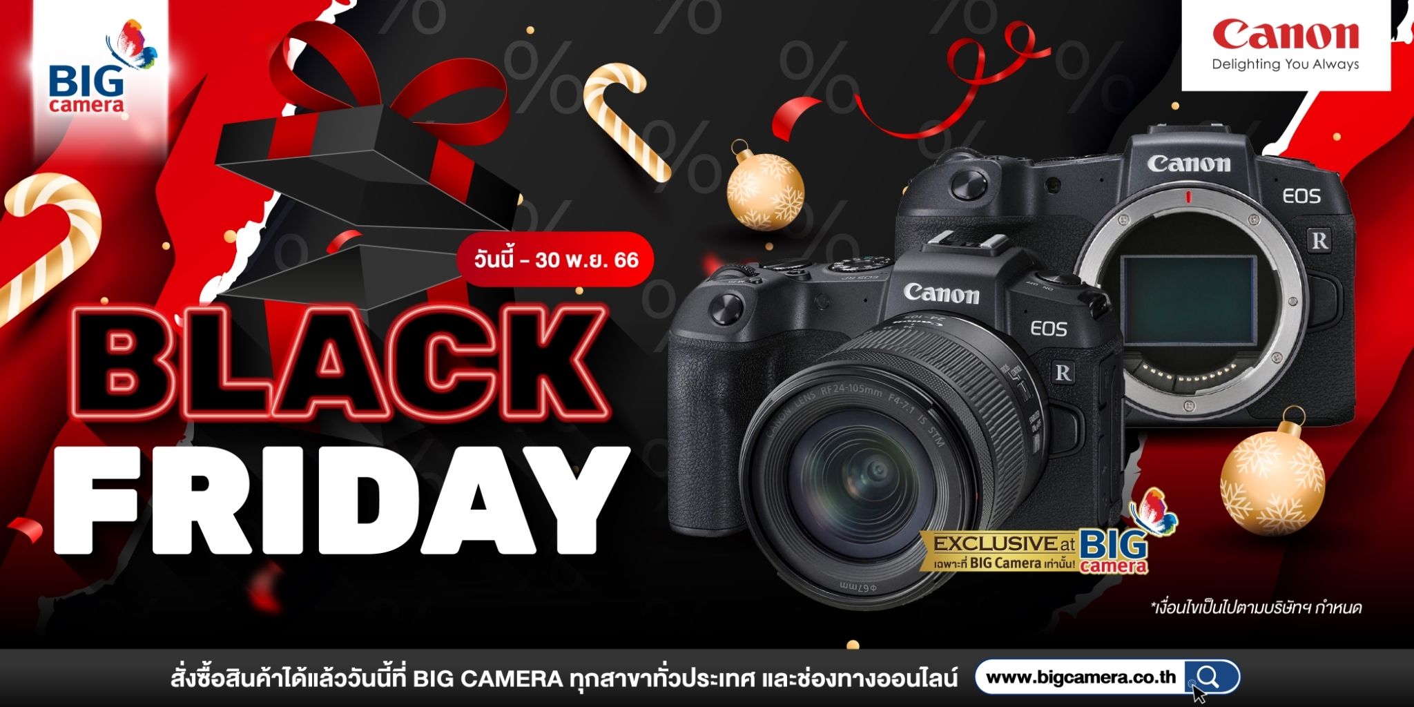 Canon Black Friday Canon EOS RP ลดทันที 6,000.-