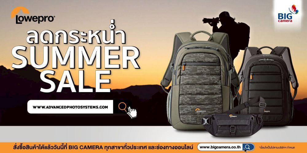 รีบช้อป!! กระเป๋ากล้อง Lowepro Tahoe BP 150  ดีไซน์ Minimal แต่จุได้ Maximum