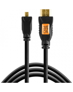 TETHERPRO HDMI MICRO TO HDMI 6 ฟุต [1.8M] BLACK