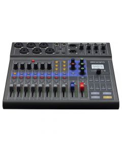 Zoom Compact Podcast Mixer,Audio Interface & Recorder [L-8]