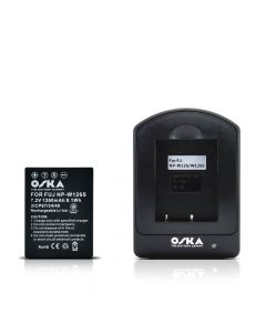 OSKA Camera Battery For Fuji ST NP-W126S + USB Charger
