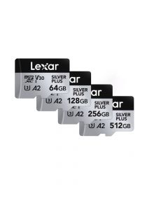 LEXAR PROFESSIONAL SILVER PLUS MICROSDXC GLOBAL UHS-I U3 V30 RW 205/100