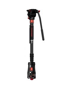 iFootage Cobra 3 A180T monopod with Komodo K5 Fluid Head Bundle