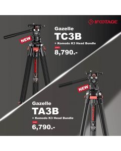 IFOOTAGE Gazelle Tripod Komodo K3 Head Bundle