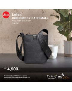 LEICA CROSSBODY BAG MEDIUM/SMALL RECYCLED FABRIC BLACK