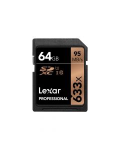 Lexar 64GB Professional 633x UHS-II SDXC Memory Card