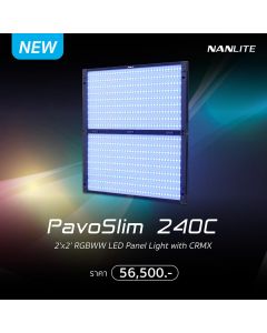 [Pre-Order] Nanlite PavoSlim 240C LED RGBWW Panel Light