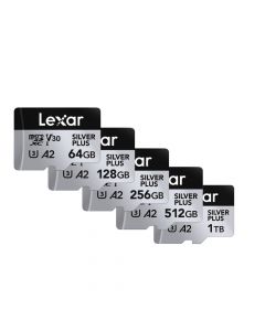 LEXAR SILVER PLUS MICRO SDXC UHS-I U3 V30 R205/W100/W150