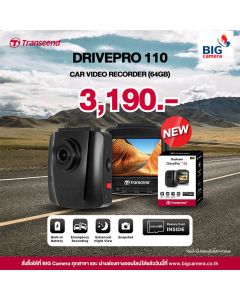 Transcend 64gb Drivepro 110 CarVideo Recorder [TS-DP110M-64G]