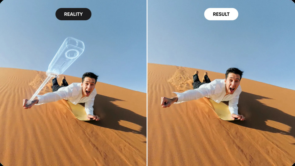 Foldable 2-in-1 Selfie Stick