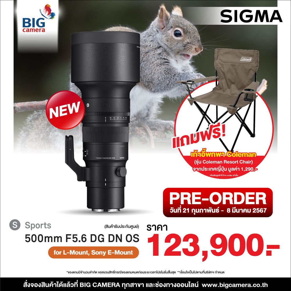 SIGMA 500mm F5.6 DG DN OS